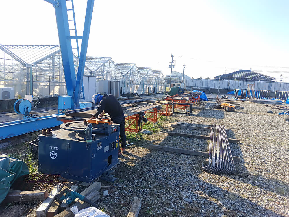 鉄筋の加工画像